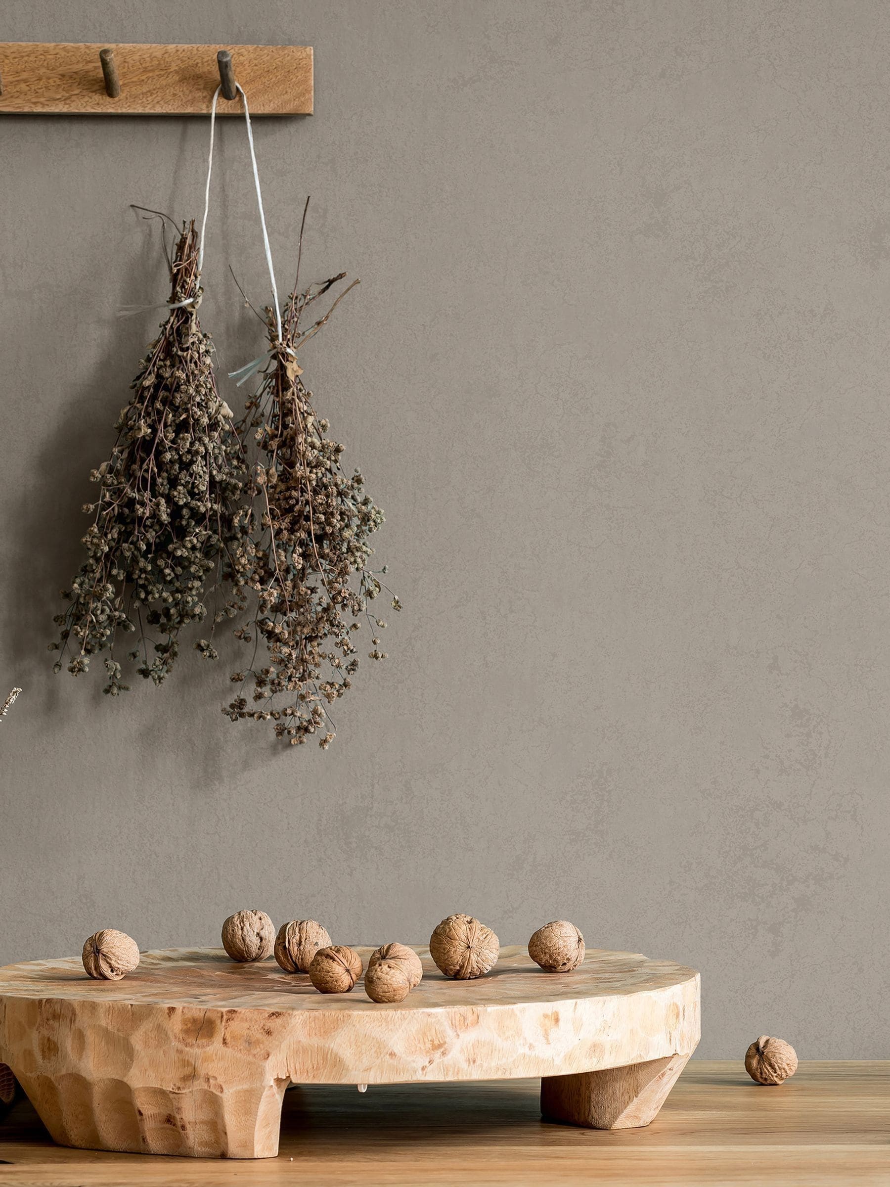 Galerie Wallcoverings Beige Terra Plain Texture Clay 10.05M Wallpaper