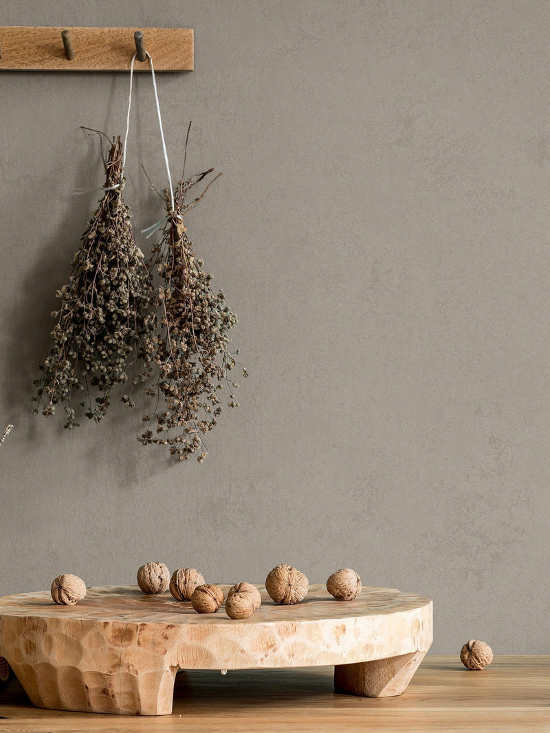 Galerie Wallcoverings Beige Terra Plain Texture Clay 10.05M Wallpaper