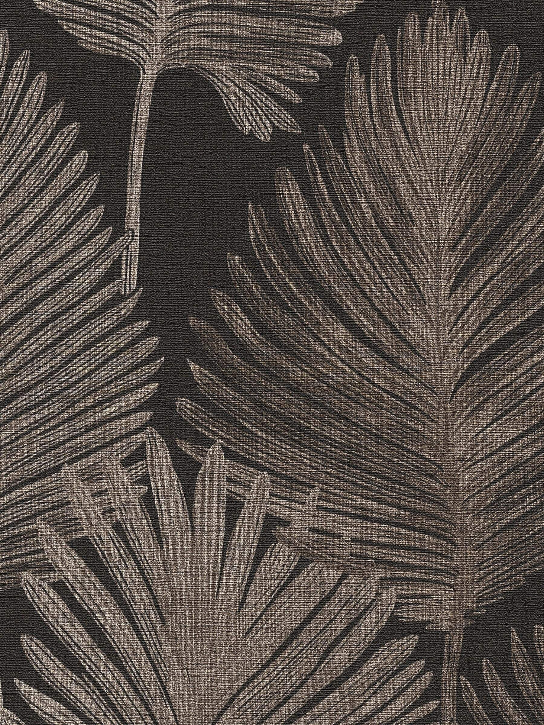 Galerie Wallcoverings Brown Horizon Tree Leaf wallpaper 10.05m - British product