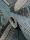 Galerie Wallcoverings Blue Horizon Tree Leaf 10.05M Wallpaper