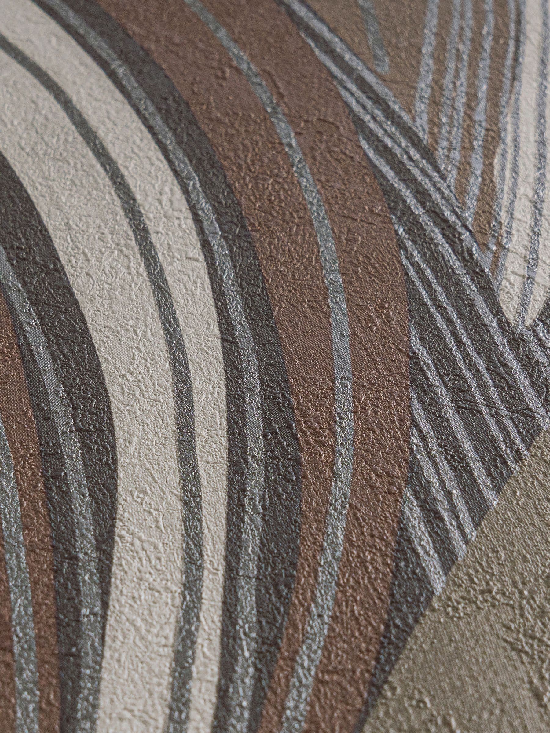 Galerie wallpaper Brown Horizon Tree Leaf 10.05m - British product