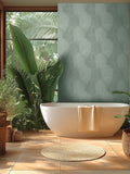 Galerie Wallcoverings Brown Horizon Tree Leaf Wallpaper 10.05M