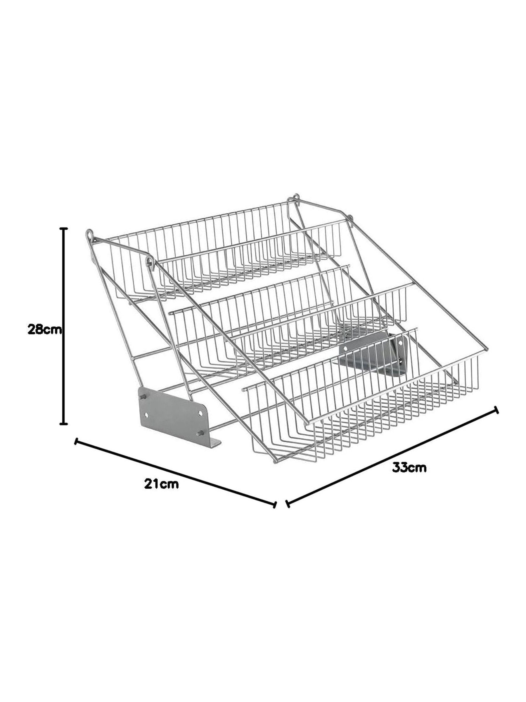 Metaltex silver Up & Down spice organiser - British product