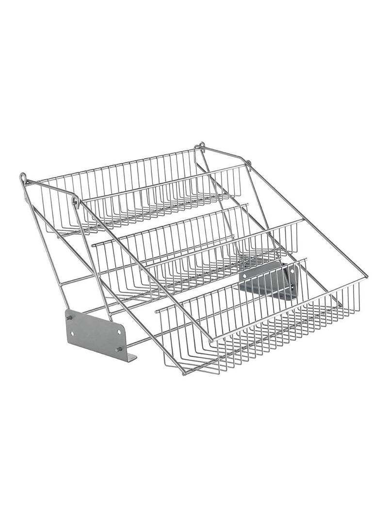 Metaltex silver Up & Down spice organiser - British product