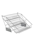 Metaltex silver Up & Down spice organiser - British product
