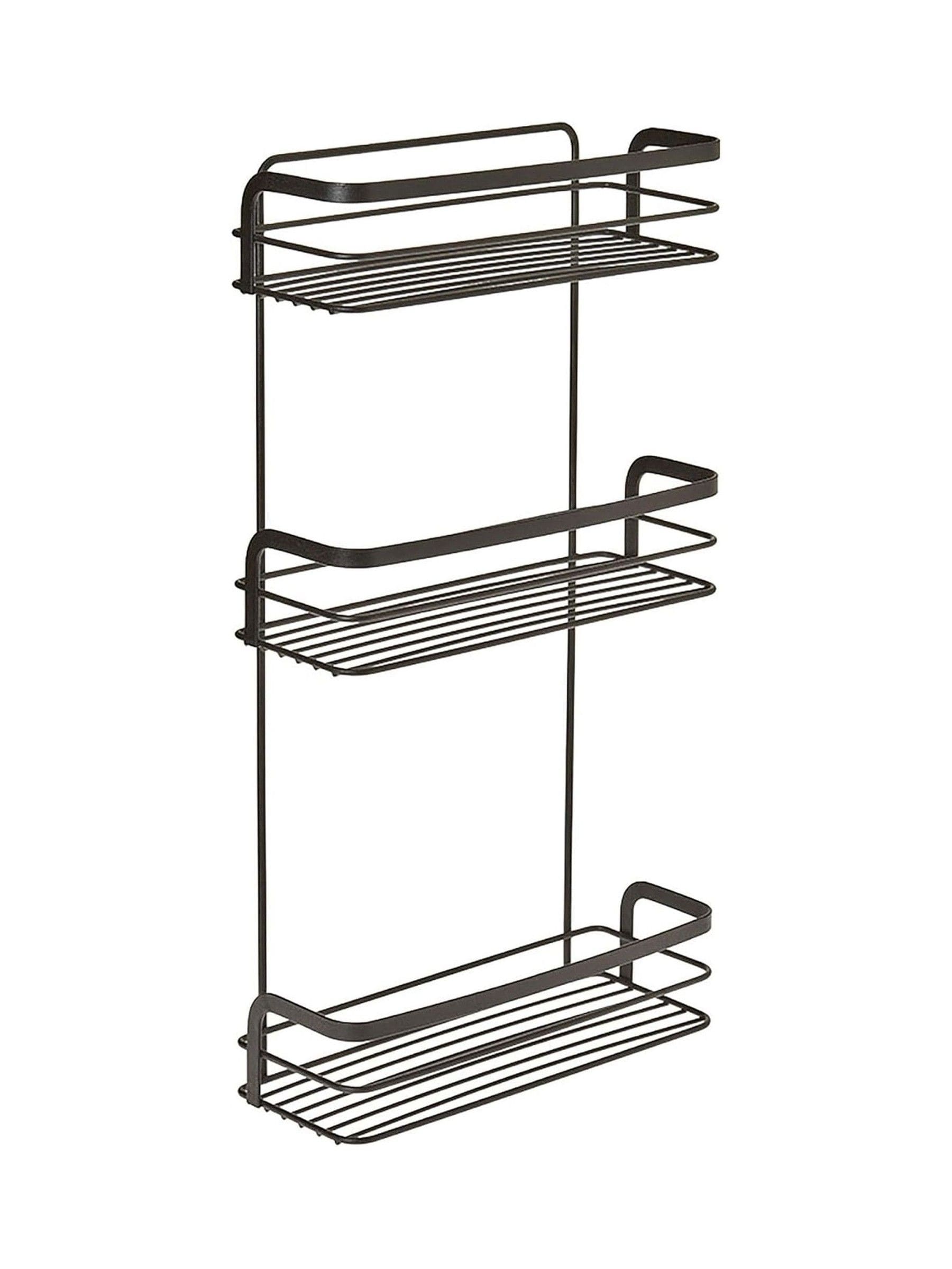 Metaltex Black Origin 3 Tier Rectangular Shelf, imported from the UK