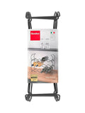 Metaltex black wine bar 12 bottle holder - British product