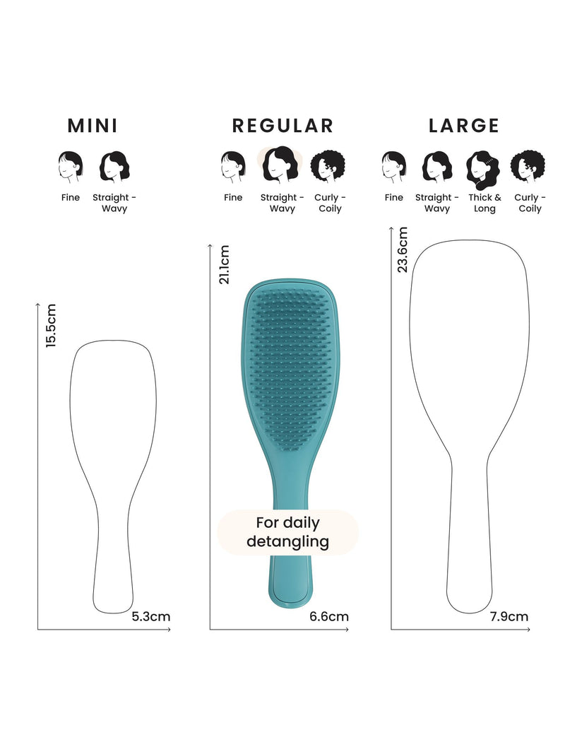 Tangle Teezer Ultimate Detangler teal hairbrush, UK version