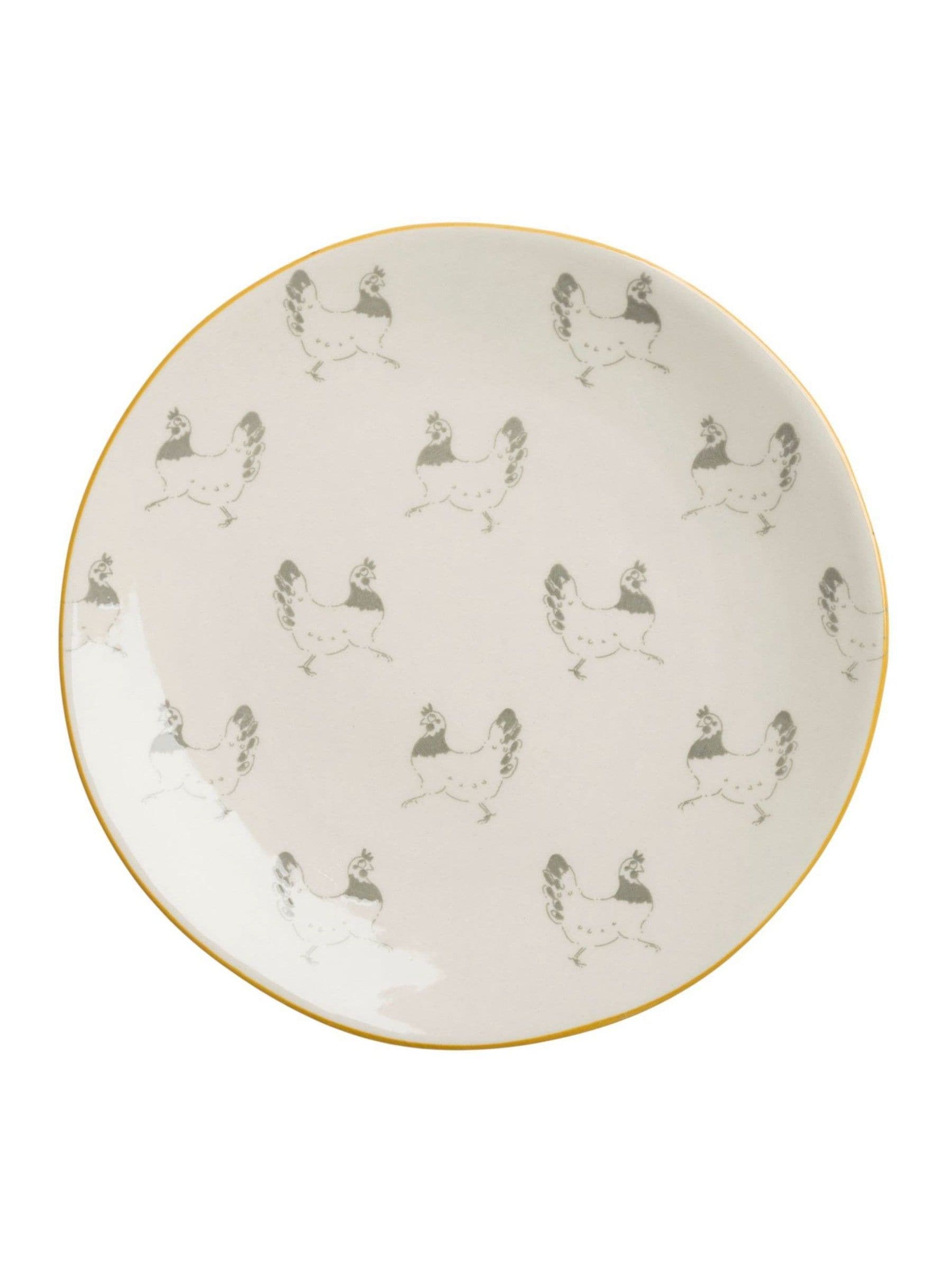 Sophie Allport stoneware chicken side plate 15cm, UK version