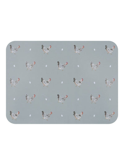 Next Sophie Allport Set of 4 Grey Chicken Placemats- Buy online at McGrocer