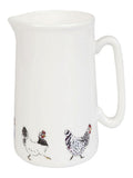 Sophie Allport fine bone china white Lay A Little Egg medium jug (British brand)