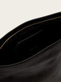 AllSaints black Bettina leather clutch, imported from the UK