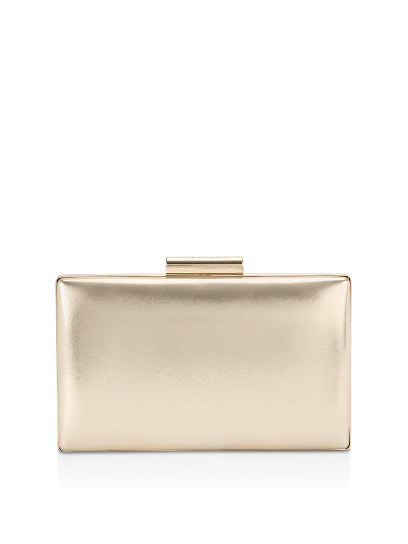 Carvela Gold Chrome Aintree clutch bag - British product