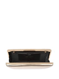 Carvela Gold Chrome Aintree clutch bag - British product