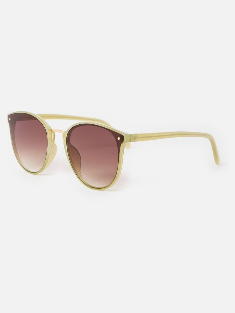 Oliver Bonas golden milky preppy sunglasses, UK version
