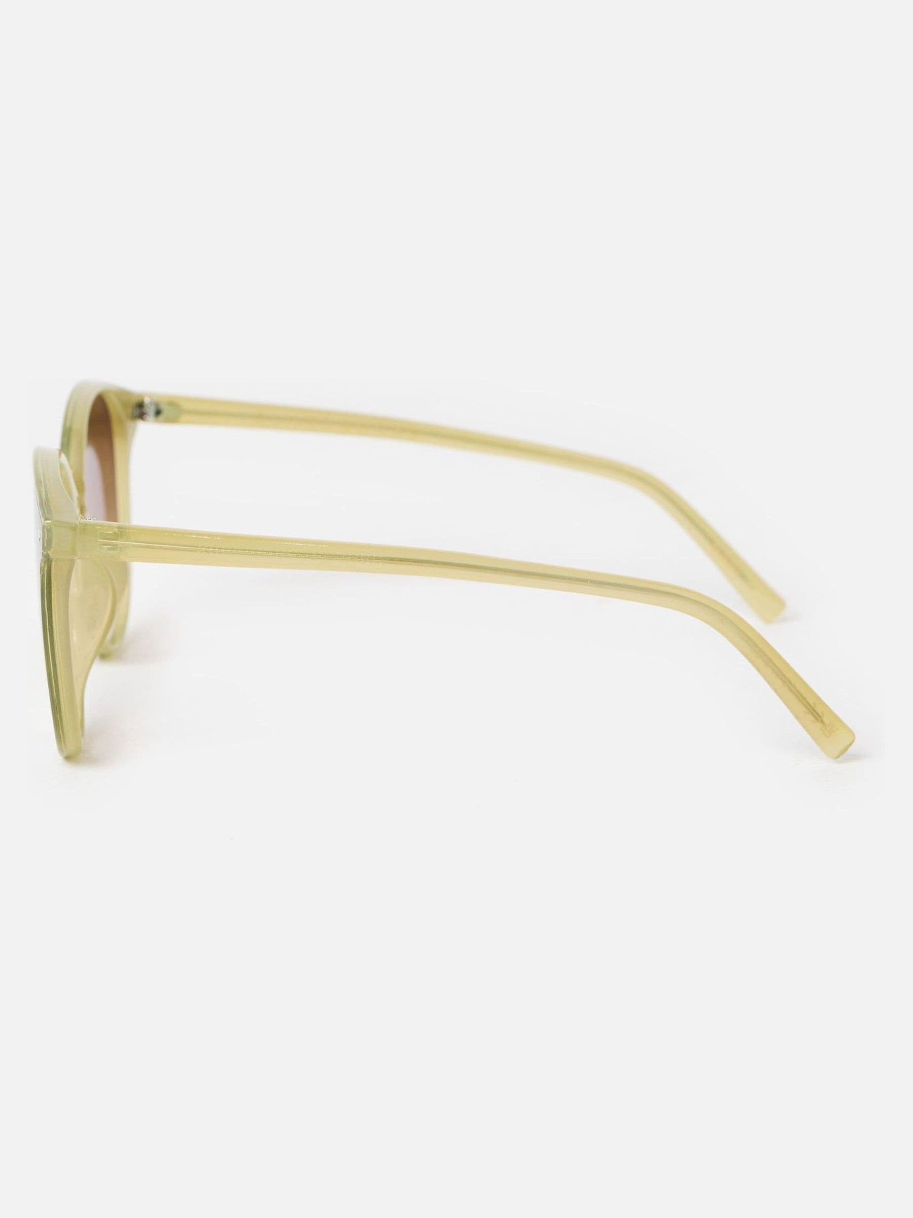 Oliver Bonas golden milky preppy sunglasses, UK version
