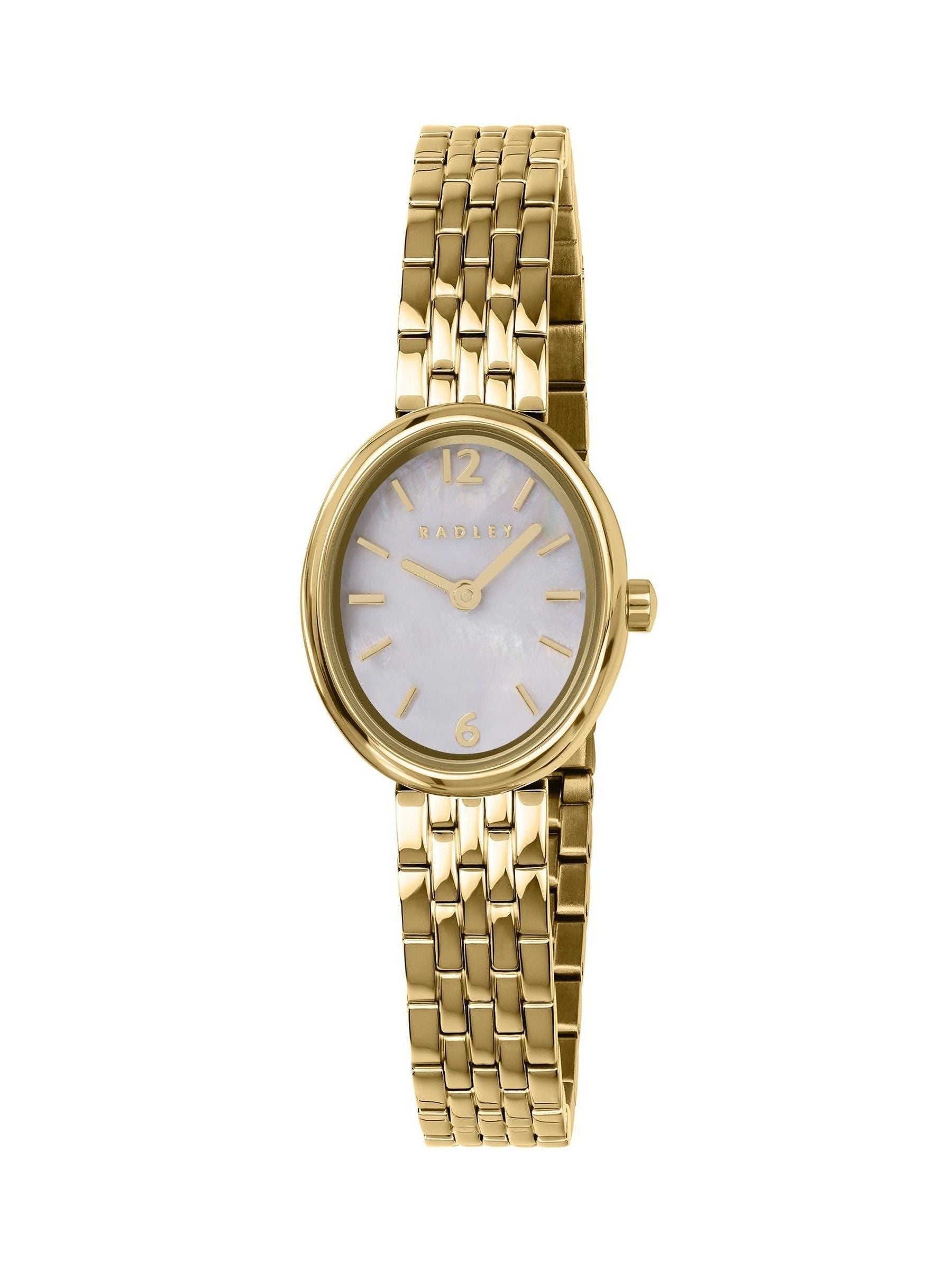 Radley gold-plated mother-of-pearl dial bracelet watch, UK version
