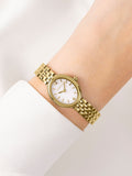 Radley gold-plated mother-of-pearl dial bracelet watch, UK version