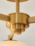 Gallery Home aged brass ceiling light, UK version
