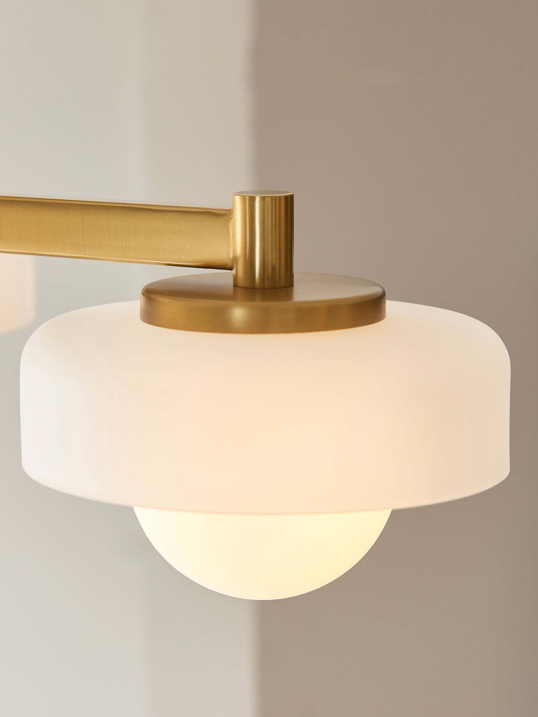 Gallery Home aged brass ceiling light, UK version