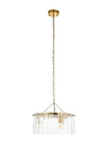 Gallery Home Aged Brass Kara 3 pendant light (British brand)