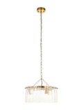 Gallery Home Aged Brass Kara 3 pendant light (British brand)