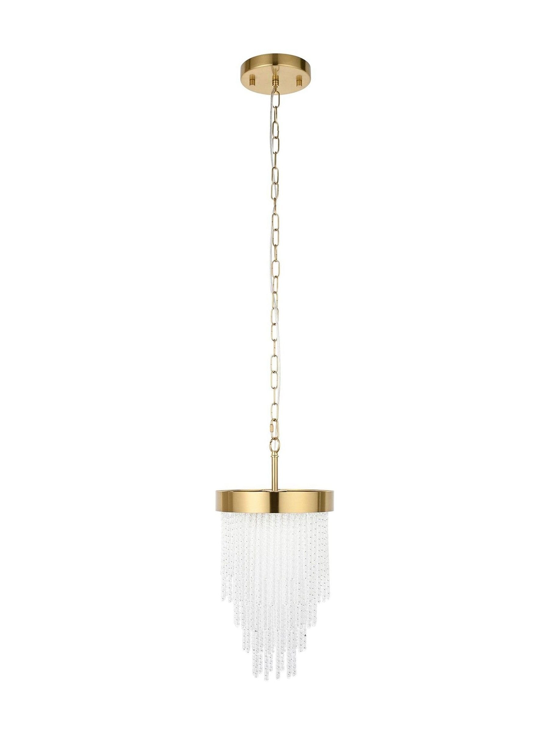 Gallery Home aged brass Anita pendant light - British product