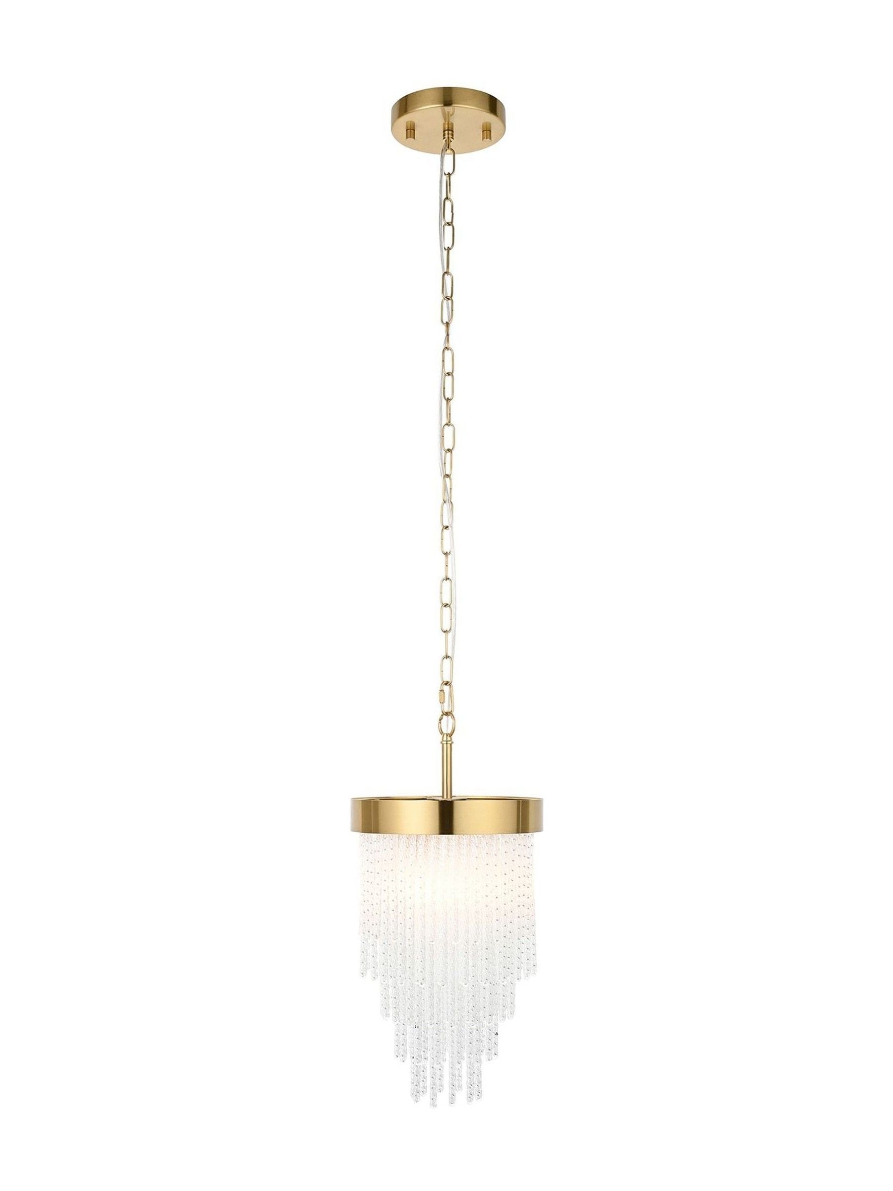 Gallery Home aged brass Anita pendant light - British product