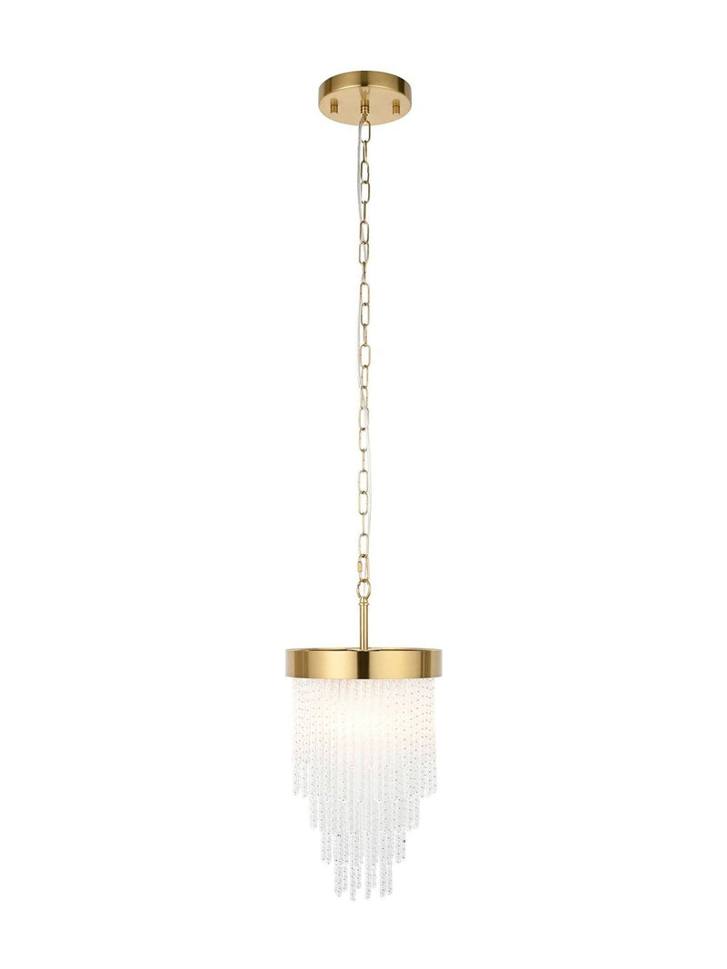 Gallery Home aged brass Anita pendant light - British product