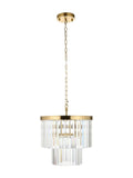 Gallery Home aged brass ceiling pendant light 158.5cm, imported from the UK