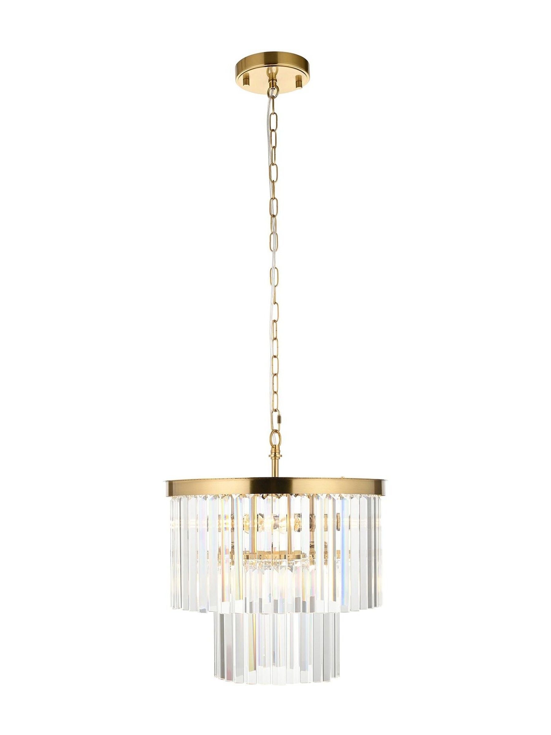 Gallery Home aged brass ceiling pendant light 158.5cm, imported from the UK