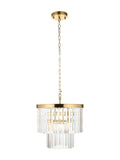 Gallery Home aged brass ceiling pendant light 158.5cm, imported from the UK
