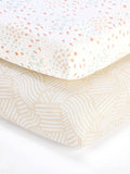 Tutti Bambini Run Wild Cot Fitted Sheets 2 Pack