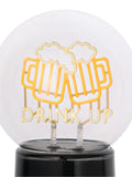 Widdop black LED neon lamp with drink up design, UK version