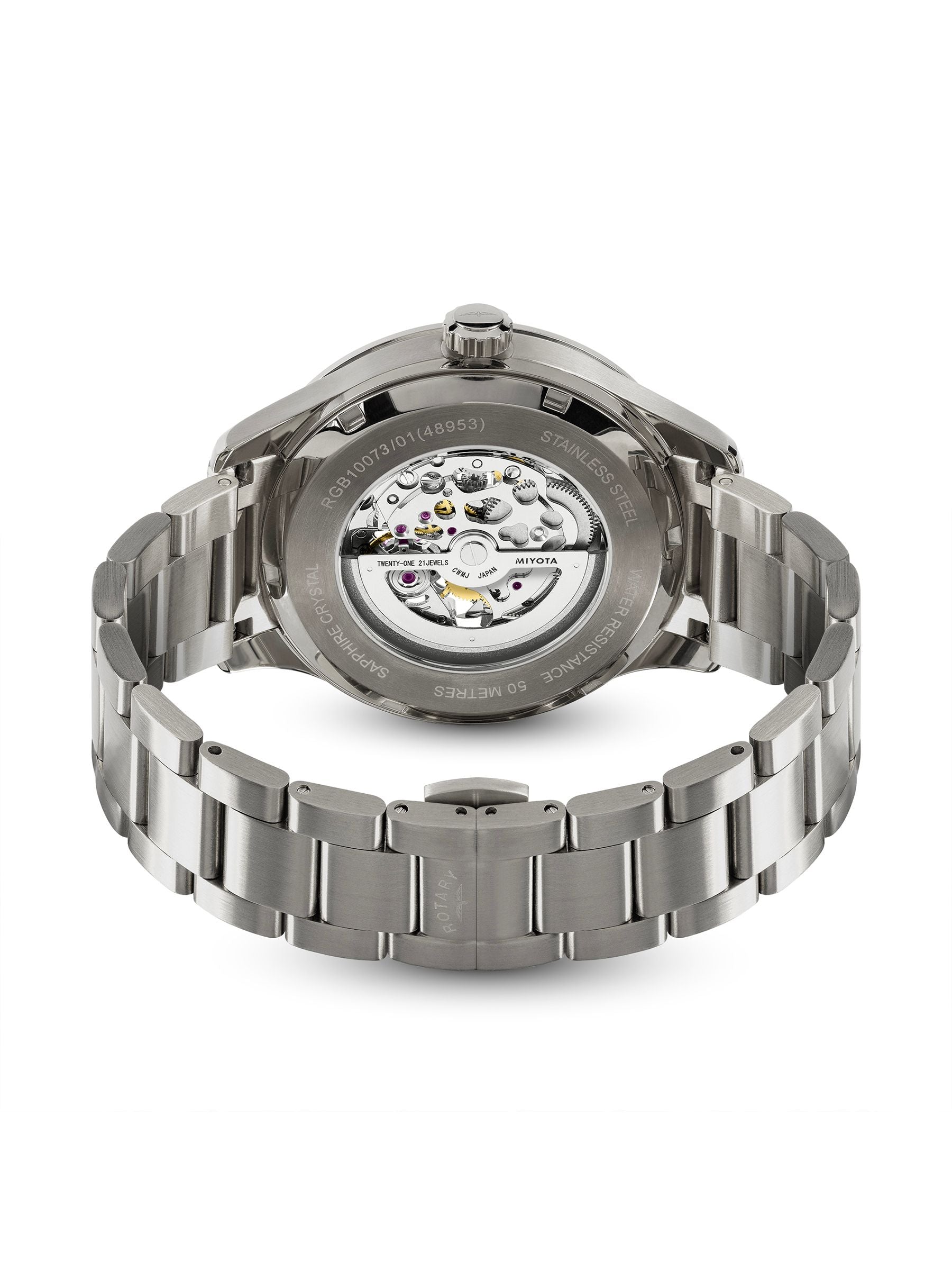 Rotary automatic watch Greenwich Skeleton, UK version