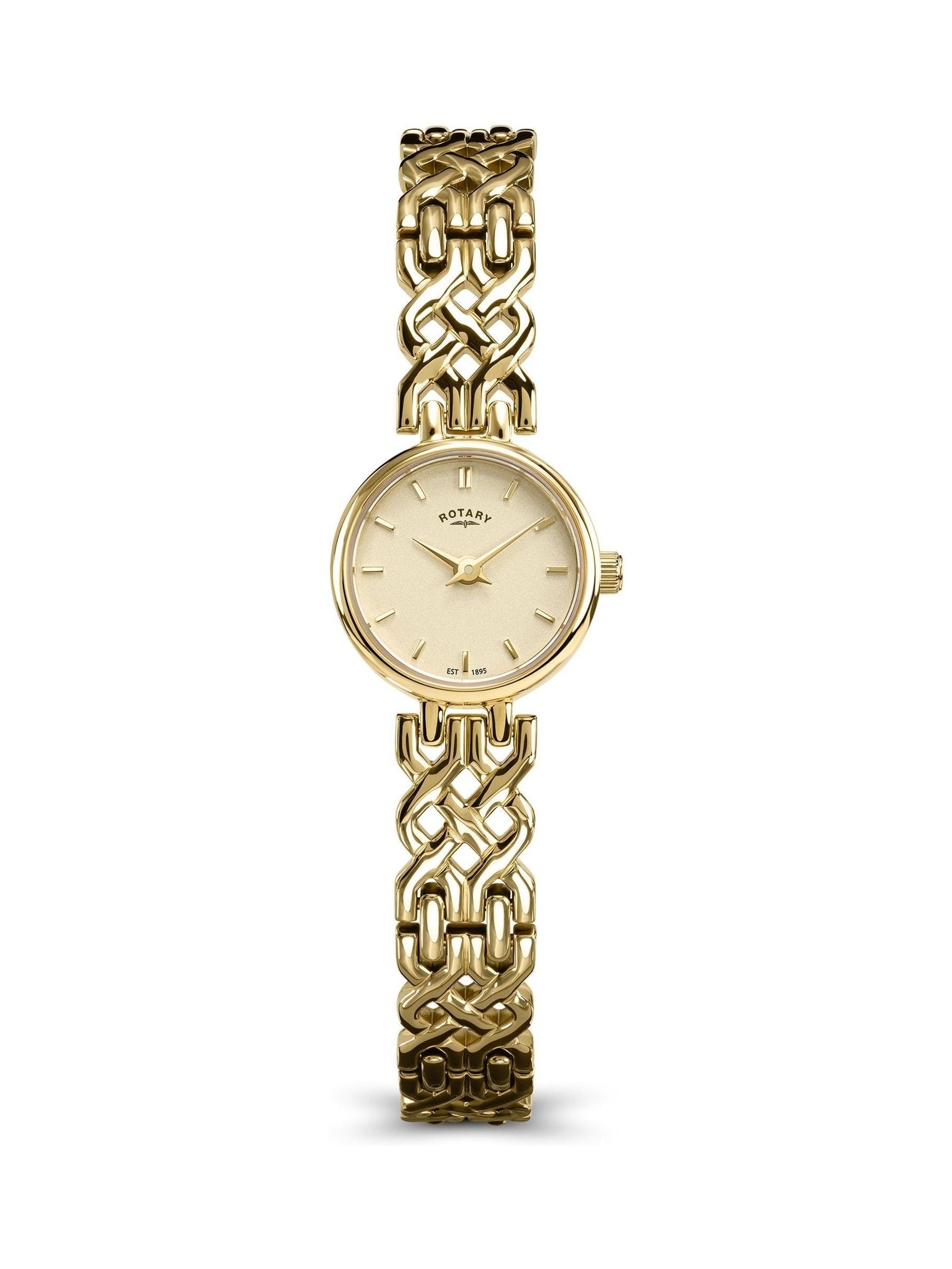 Rotary gold plated bracelet watch, UK version