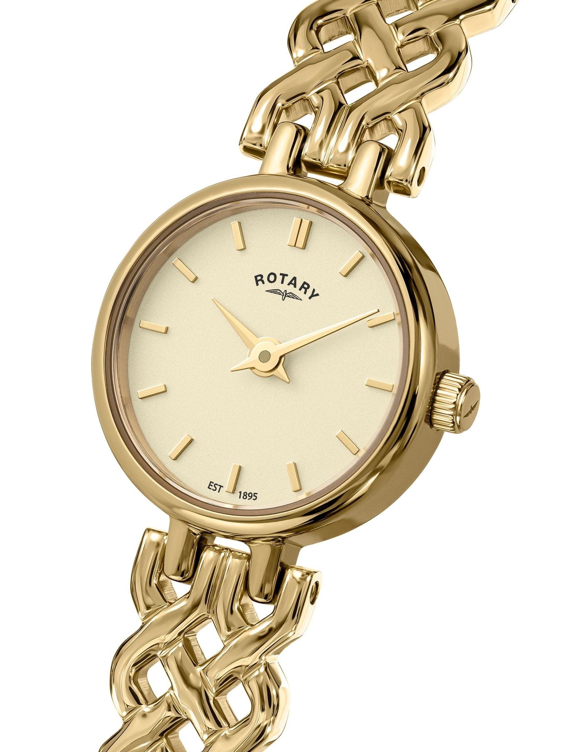 Rotary gold plated bracelet watch, UK version