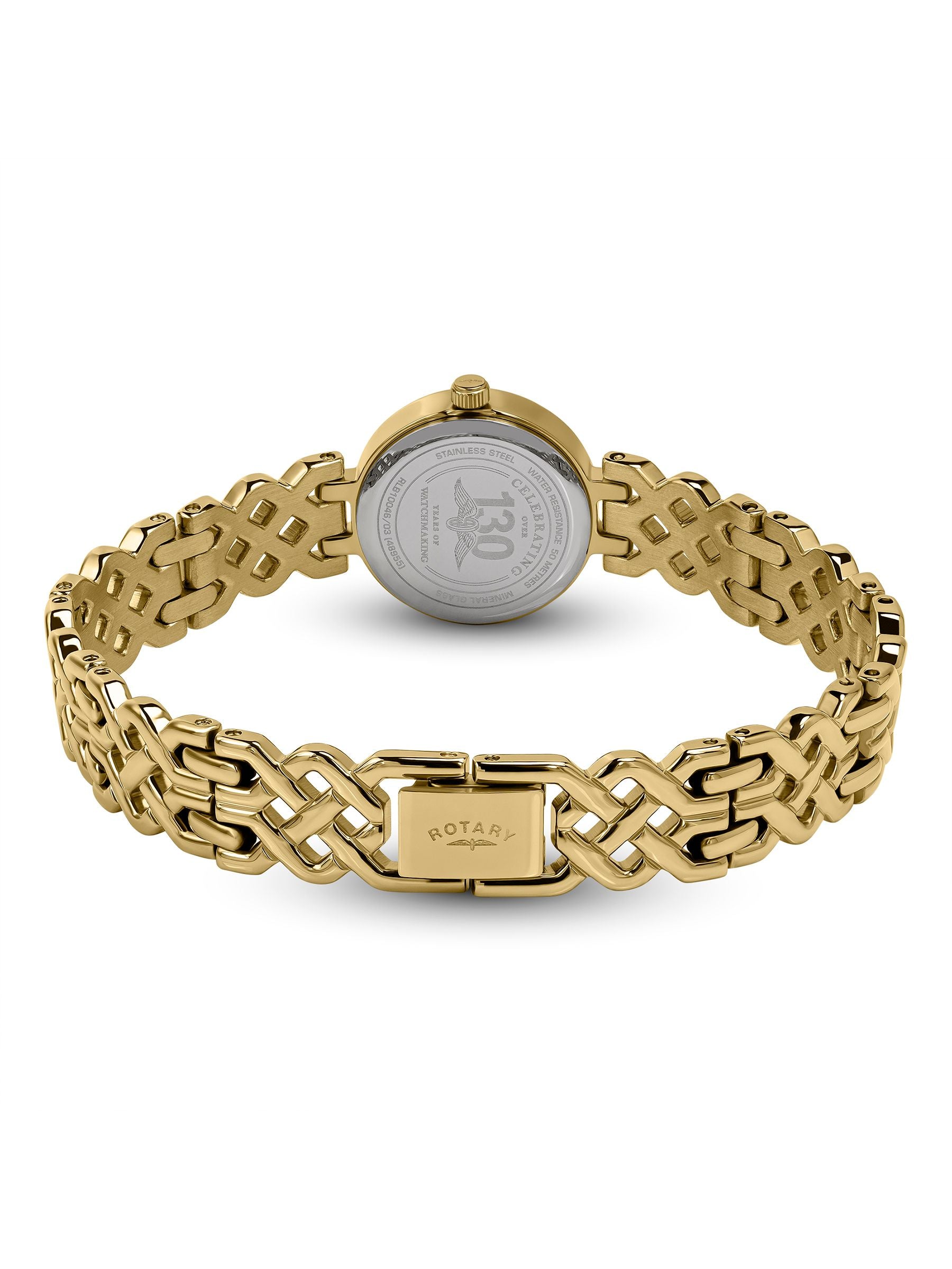 Rotary gold plated bracelet watch, UK version