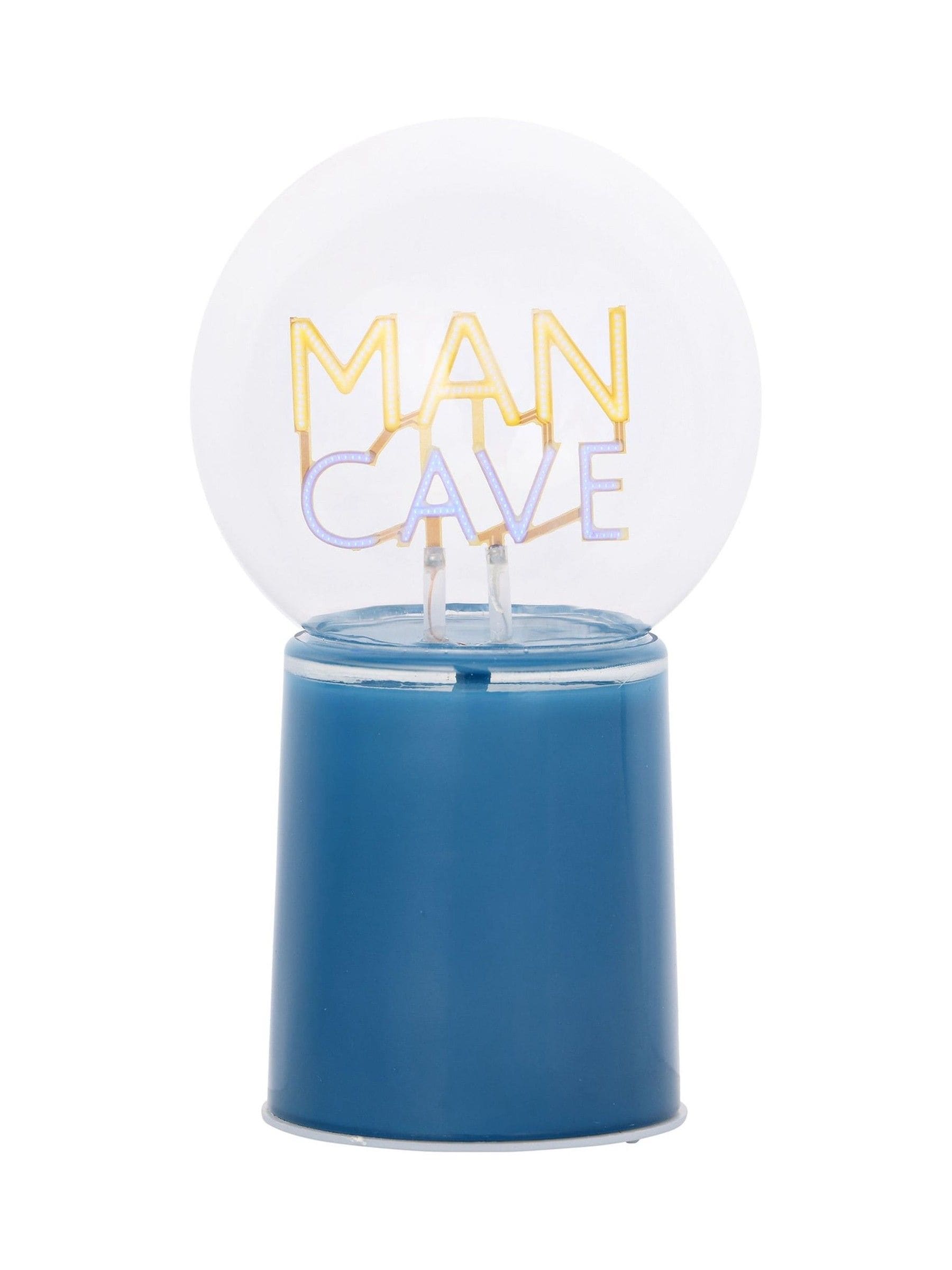 Widdop blue LED neon lamp Man Cave slogan 22cm, imported from the UK