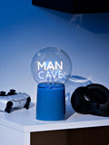 Widdop blue LED neon lamp Man Cave slogan 22cm, imported from the UK