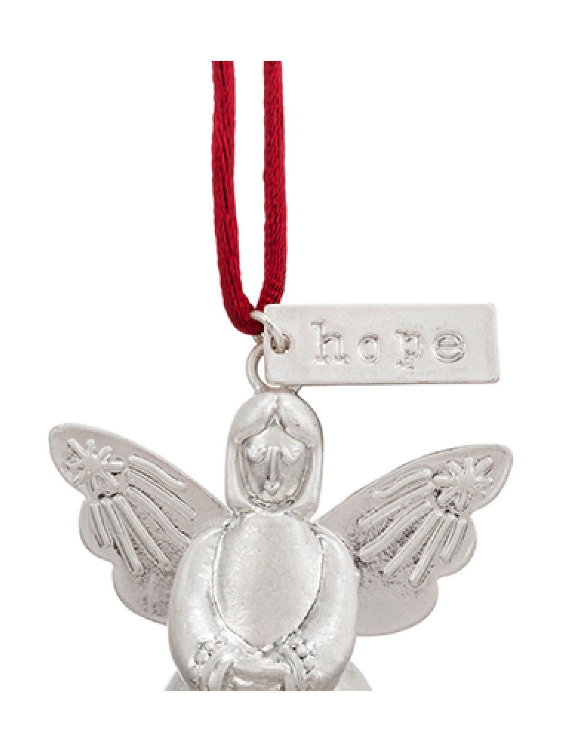 Widdop Hope Angel Bell metal ornament mini, imported from the UK
