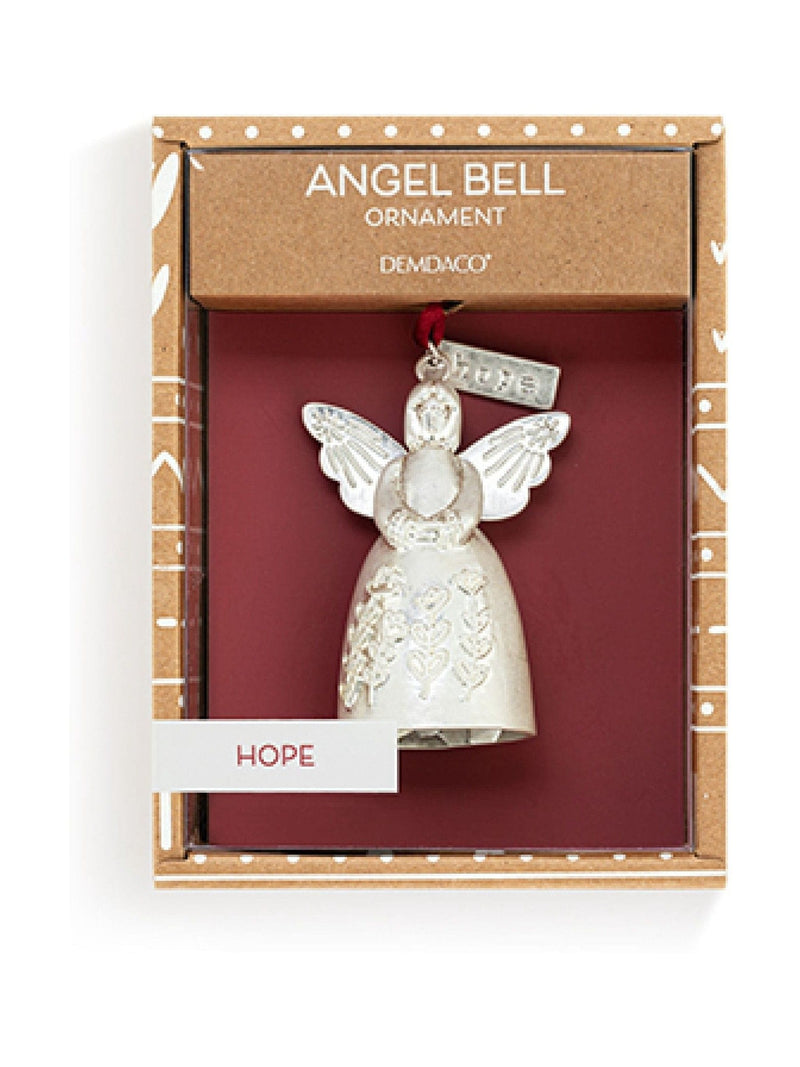 Widdop Hope Angel Bell metal ornament mini, imported from the UK