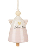 Widdop Pink Mum Mini Angel Bell 19.5cm (British brand)