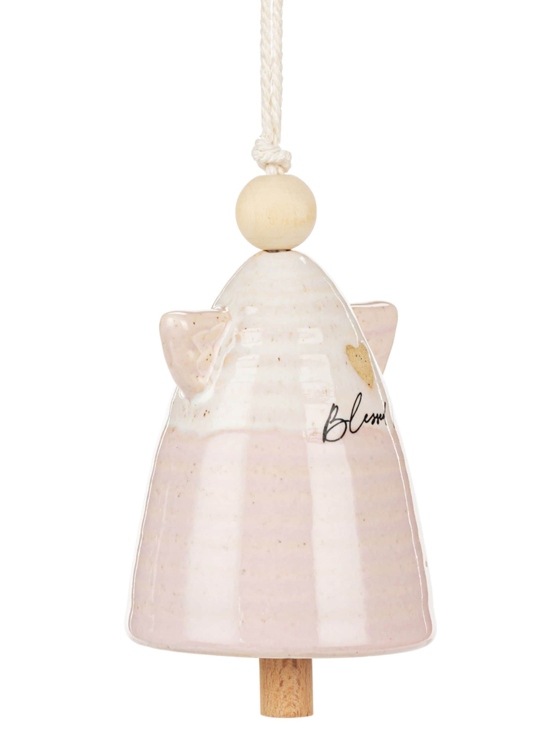 Widdop Pink Mum Mini Angel Bell 19.5cm (British brand)