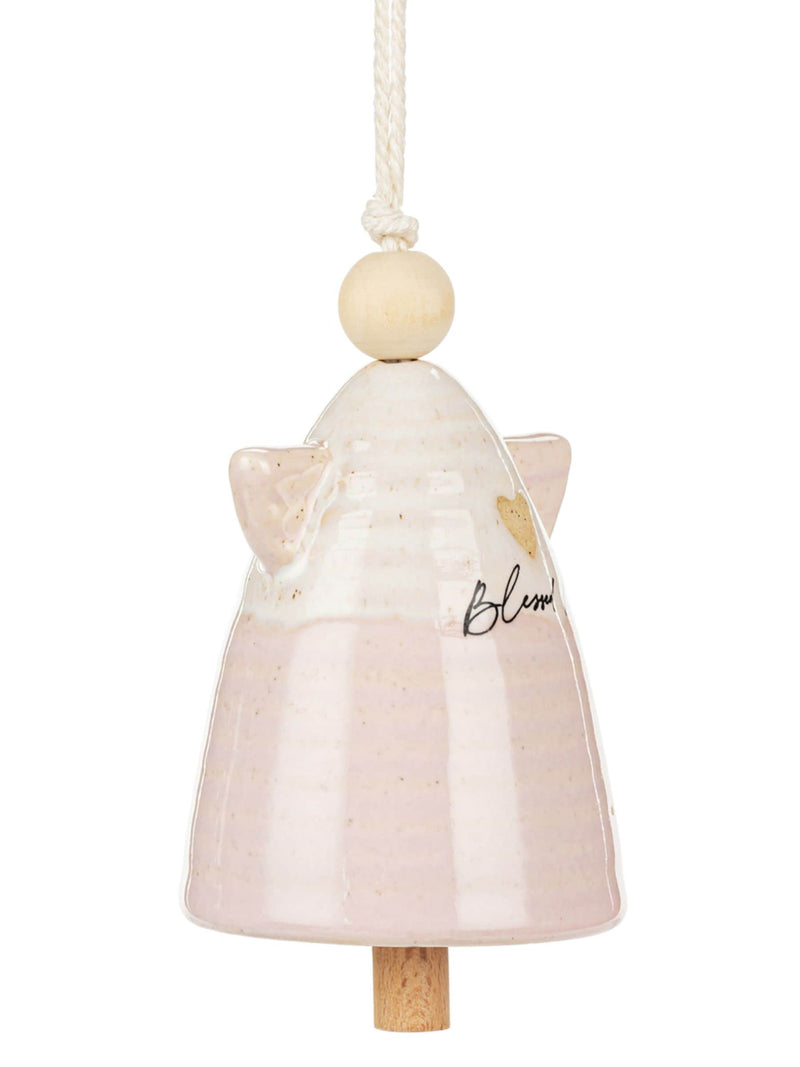 Widdop Pink Mum Mini Angel Bell 19.5cm (British brand)