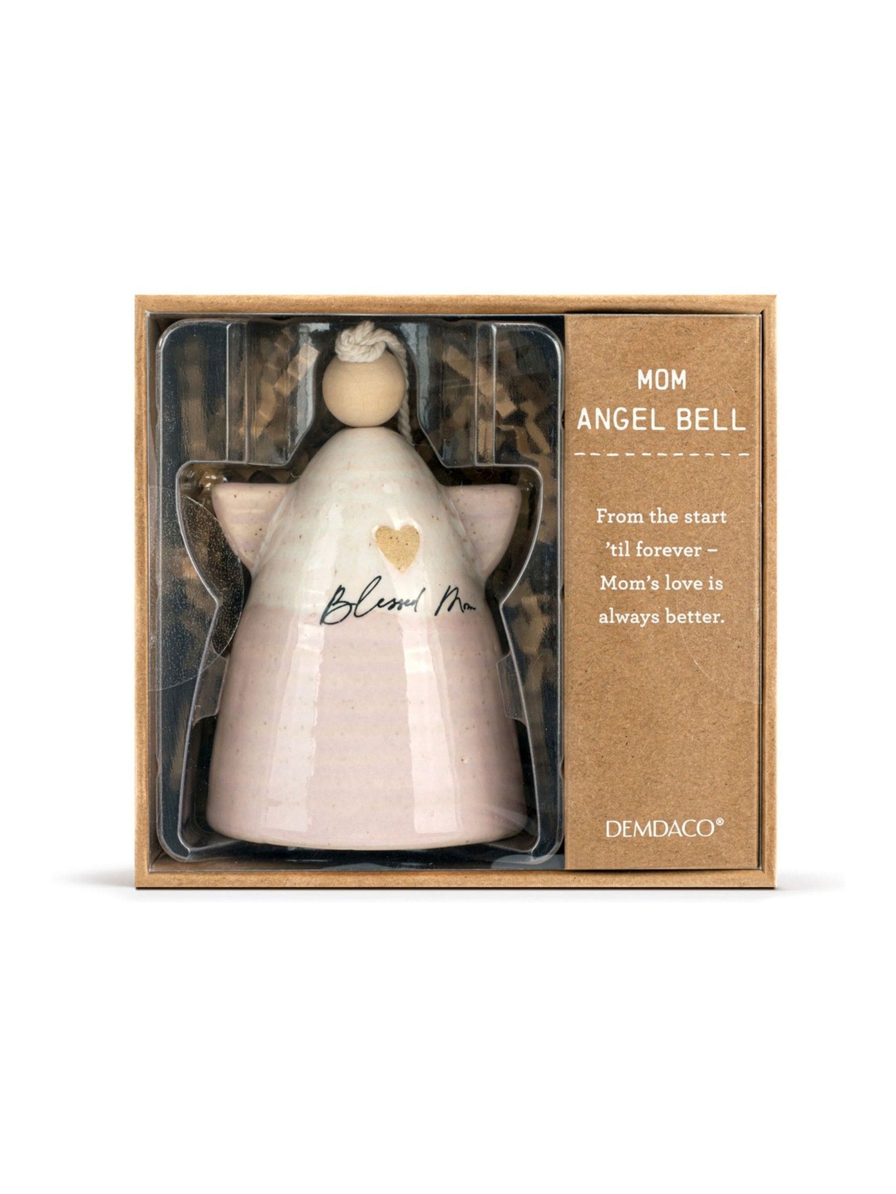 Widdop Pink Mum Mini Angel Bell 19.5cm (British brand)