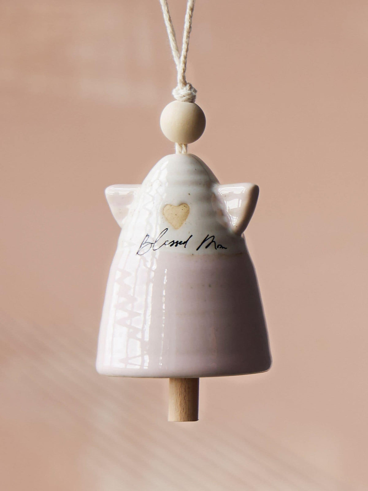 Widdop Pink Mum Mini Angel Bell 19.5cm (British brand)
