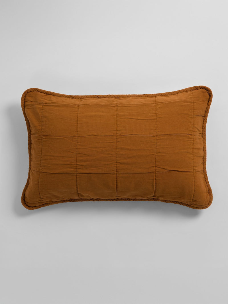 Secret Linen Store cushion cover Amber Finn Quilted 40x60cm, imported from the UK