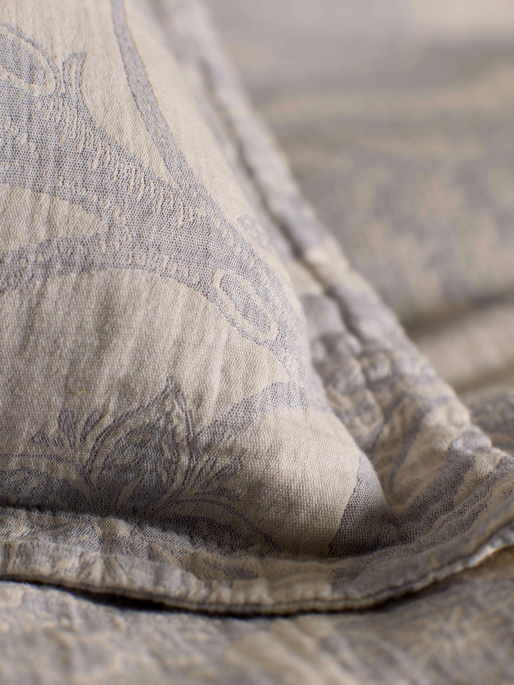 Secret Linen Store French blue Matilda jacquard pillowcase, imported from the UK