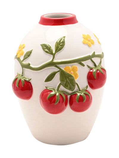 Next Widdop White Handpainted Embossed Tomato Vase Large- Buy online at McGrocer